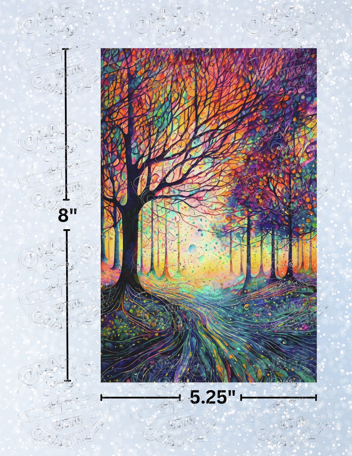 "The Magic Forest" by ©Peggy Collins Premium Decorative Release Papers for Diamond Painting