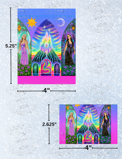 "Windows of Enchantment" by Becca Tindol Decorative Diamond Painting Release Papers