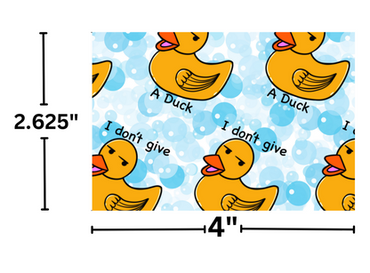 "I Don't Give A Duck" by Mrs Coffee Decorative Diamond Painting Release Papers