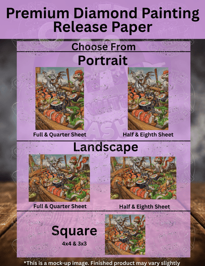 "The Sushi Rollers" by ©Christina "SixthLeafClover" Yen Premium Accessories for Diamond Painting