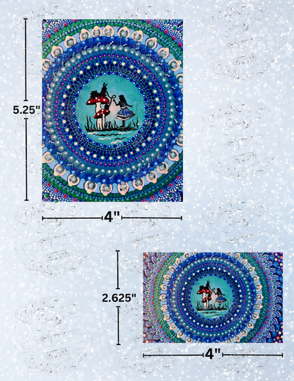 "How Doth the Crocodile" by ©Deborah Malcolm Decorative Diamond Painting Release Papers