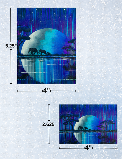 "A Midnight Stroll" by ©Deborah Malcolm Decorative Diamond Painting Release Papers