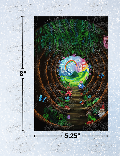 "Into the Forest" by ©Becca Tindol Premium Decorative Release Papers for Diamond Painting