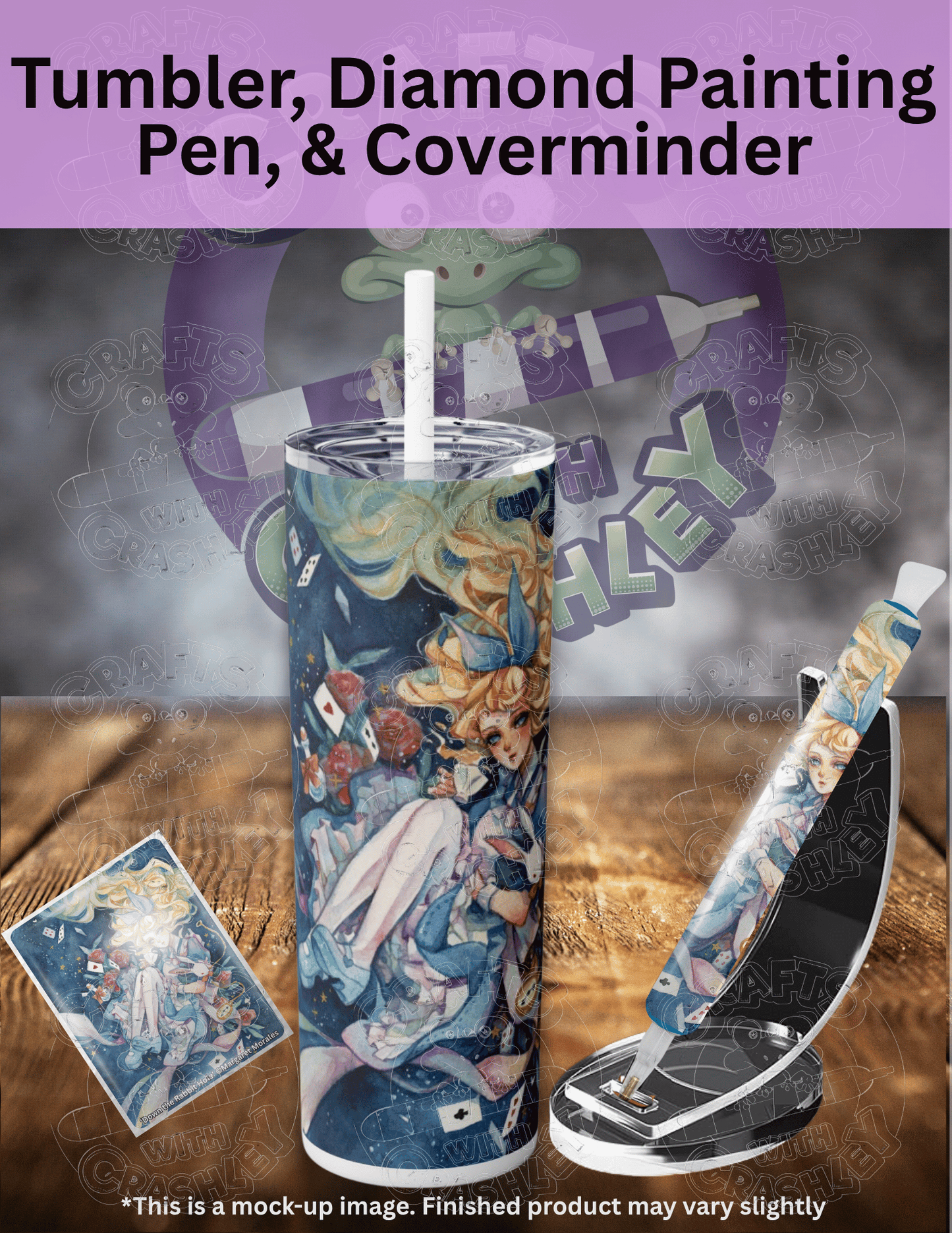 "Down the Rabbit Hole" by ©Margaret Morales Premium Accessories for Diamond Painting