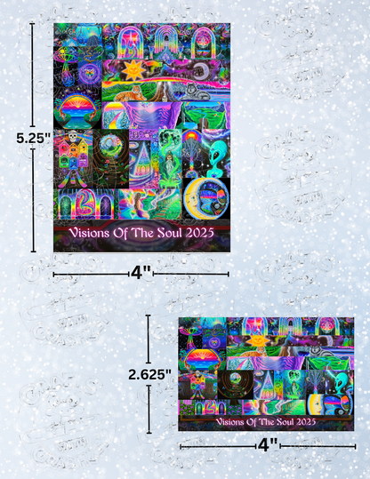 "Visions of the Soul 2025" by Becca Tindol Decorative Diamond Painting Release Papers