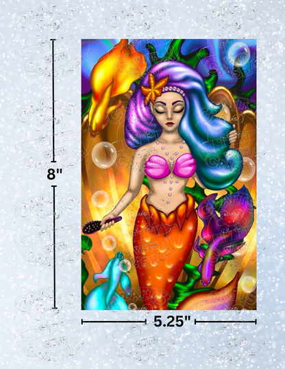 "Under the Sea Beauty" by ©Emma Casey Premium Decorative Release Papers for Diamond Painting