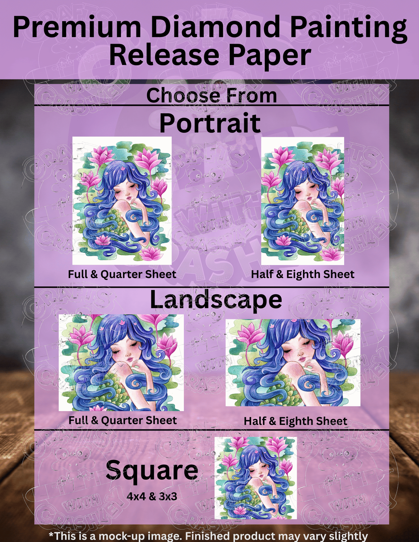 "Lotus Pond" by ©Jeremiah Ketner Premium Accessories for Diamond Painting