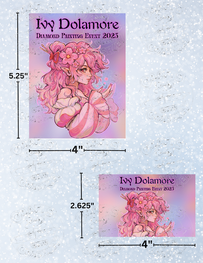 "Ivy Dolamore Diamond Painting Event 2025" By ©Ivy Dolamore Decorative Diamond Painting Release Papers