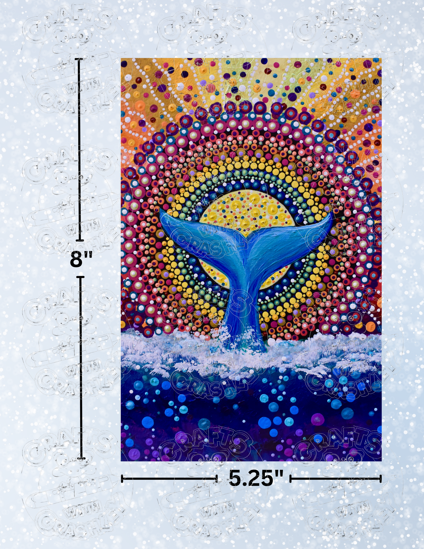 "Sunsplash" by ©Deborah Malcolm Premium Decorative Release Papers for Diamond Painting