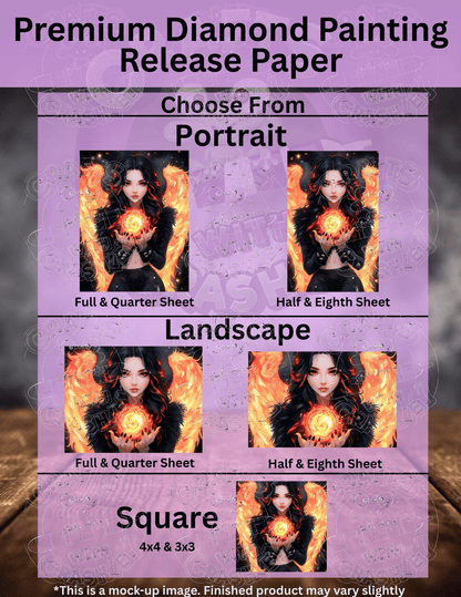 "Wings of Fire" by ©Cocomarshmallow Premium Accessories for Diamond Painting