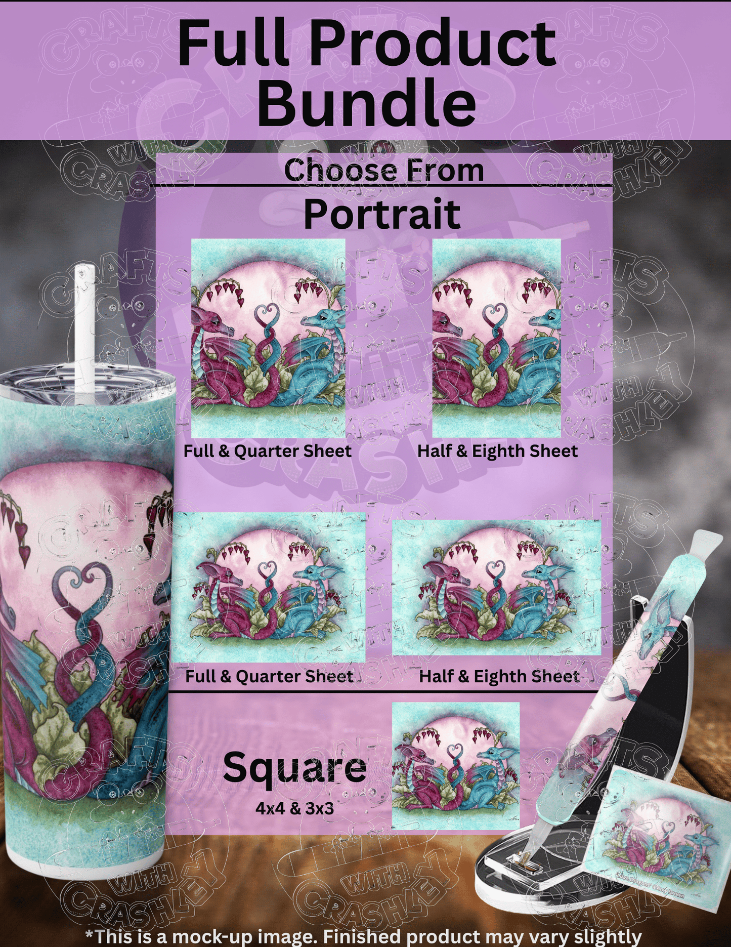 "Love Dragons" by ©Amy Brown Premium Accessories for Diamond Painting