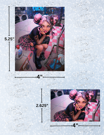 "Midnight Laundromat" By ©Ivy Dolamore Decorative Diamond Painting Release Papers