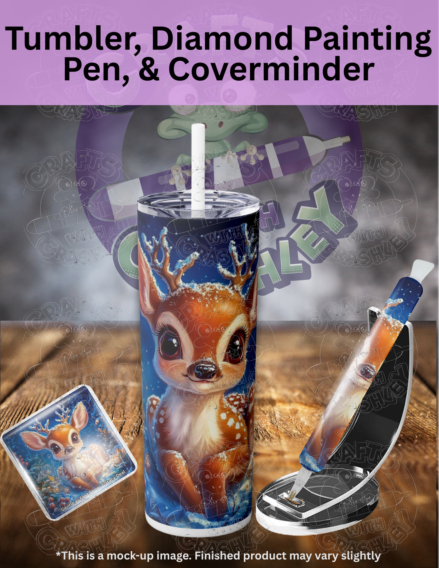 "Gentle as First Snow" by ©Stacy Deal Premium Accessories for Diamond Painting