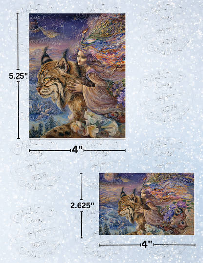 "Flight of the Lynx" by ©Josephine Wall Decorative Diamond Painting Release Papers