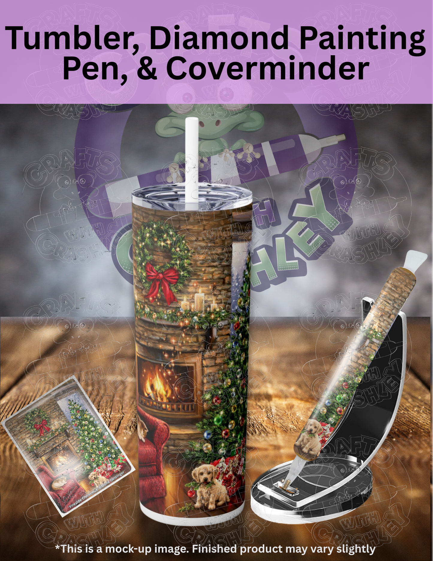 "Fireside Christmas" by ©Dona Gelsinger Premium Accessories for Diamond Painting