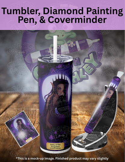 "Deity of the Forgotten" by ©Femke Deborah Premium Accessories for Diamond Painting