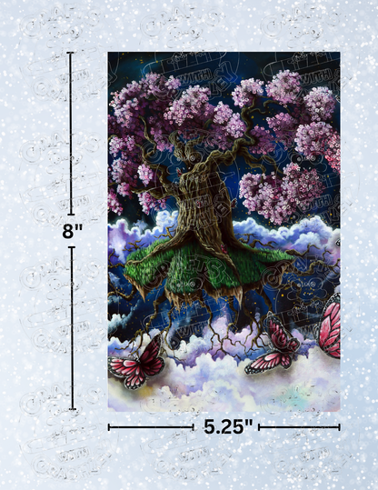 "Cherry Blossom Tree" by ©Dakota Daetwiler Premium Decorative Release Papers for Diamond Painting