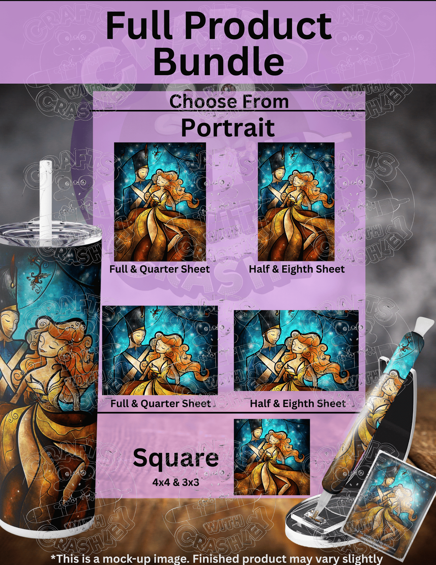 "The Tin Soldier and his Ballerina" by ©Mandie Manzano Premium Accessories for Diamond Painting