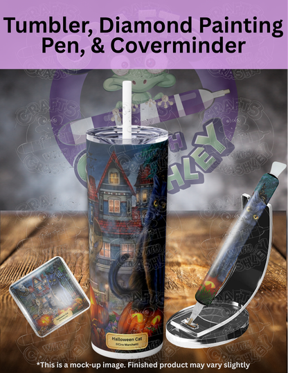 "Halloween Cat" by ©Ciro Marchetti Premium Accessories for Diamond Painting