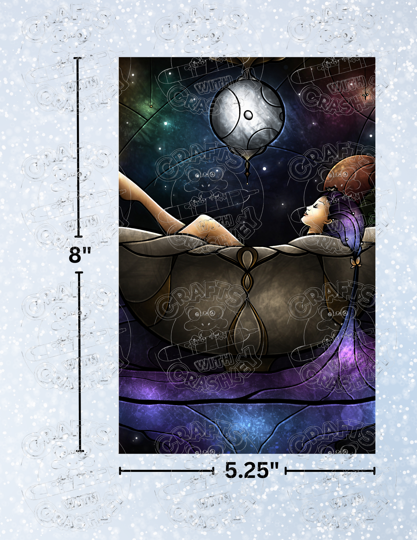 "Worlds Away" by ©Mandie Manzano Premium Decorative Release Papers for Diamond Painting