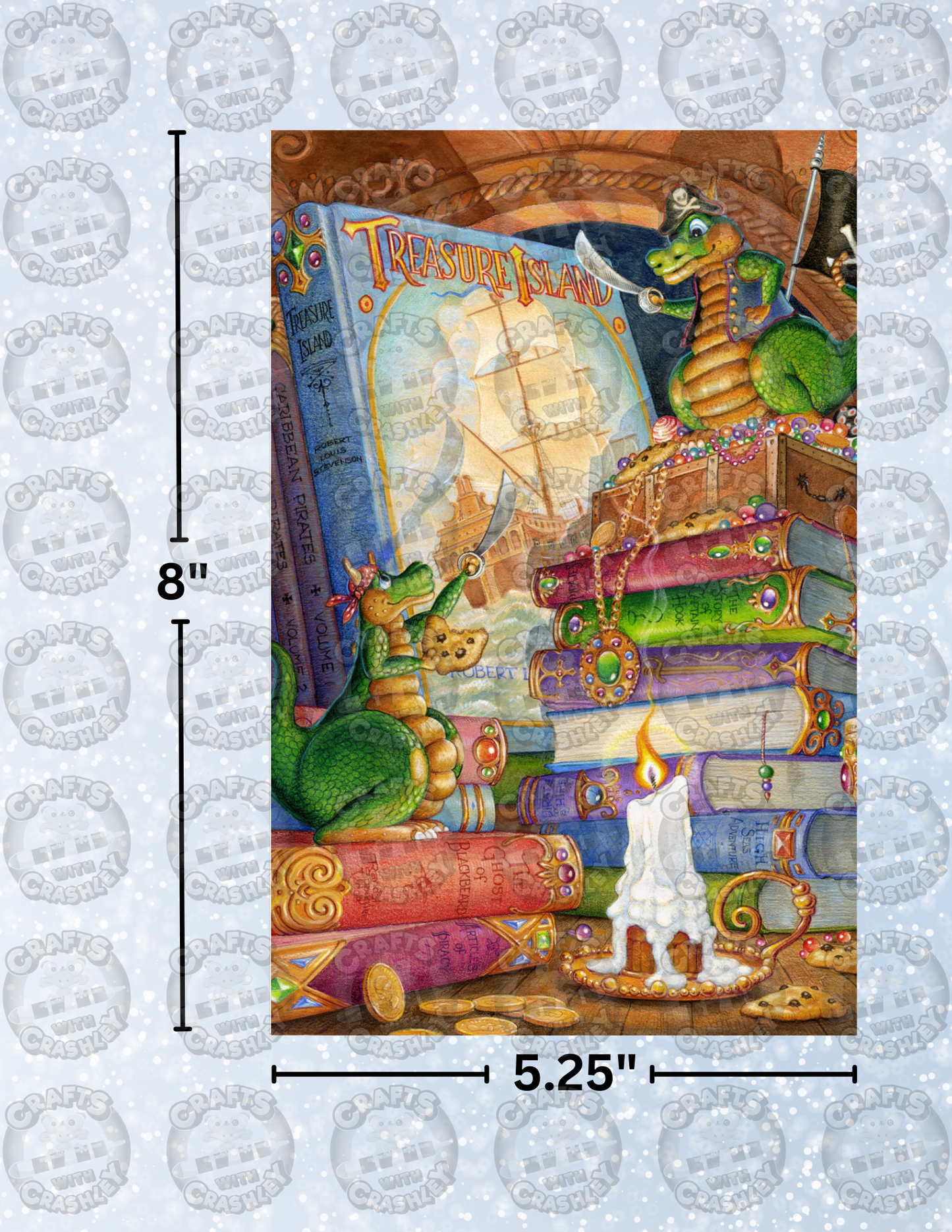 "Treasure Quest" By ©Randal Spangler Decorative Diamond Painting Release Papers