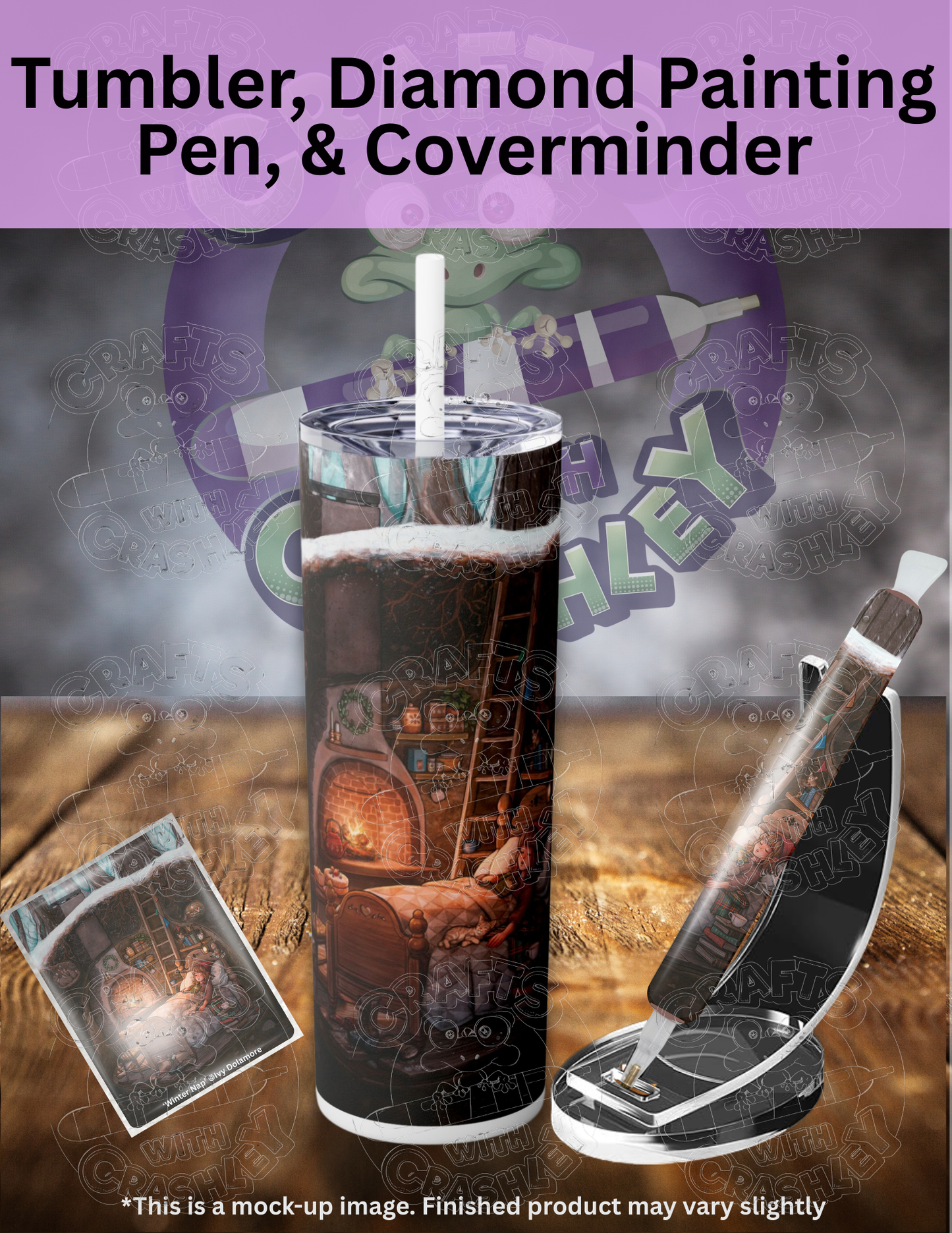 "Winter Nap" by ©Ivy Dolamore Premium Accessories for Diamond Painting