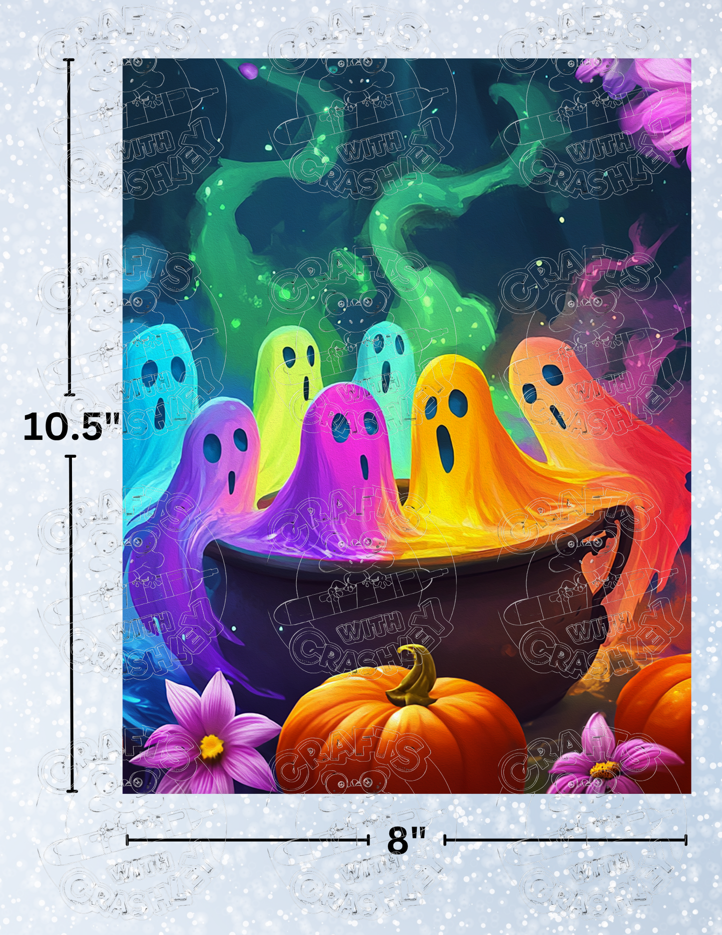 "Ghosty Soup" by ©Claudia McKinney Premium Decorative Release Papers for Diamond Painting