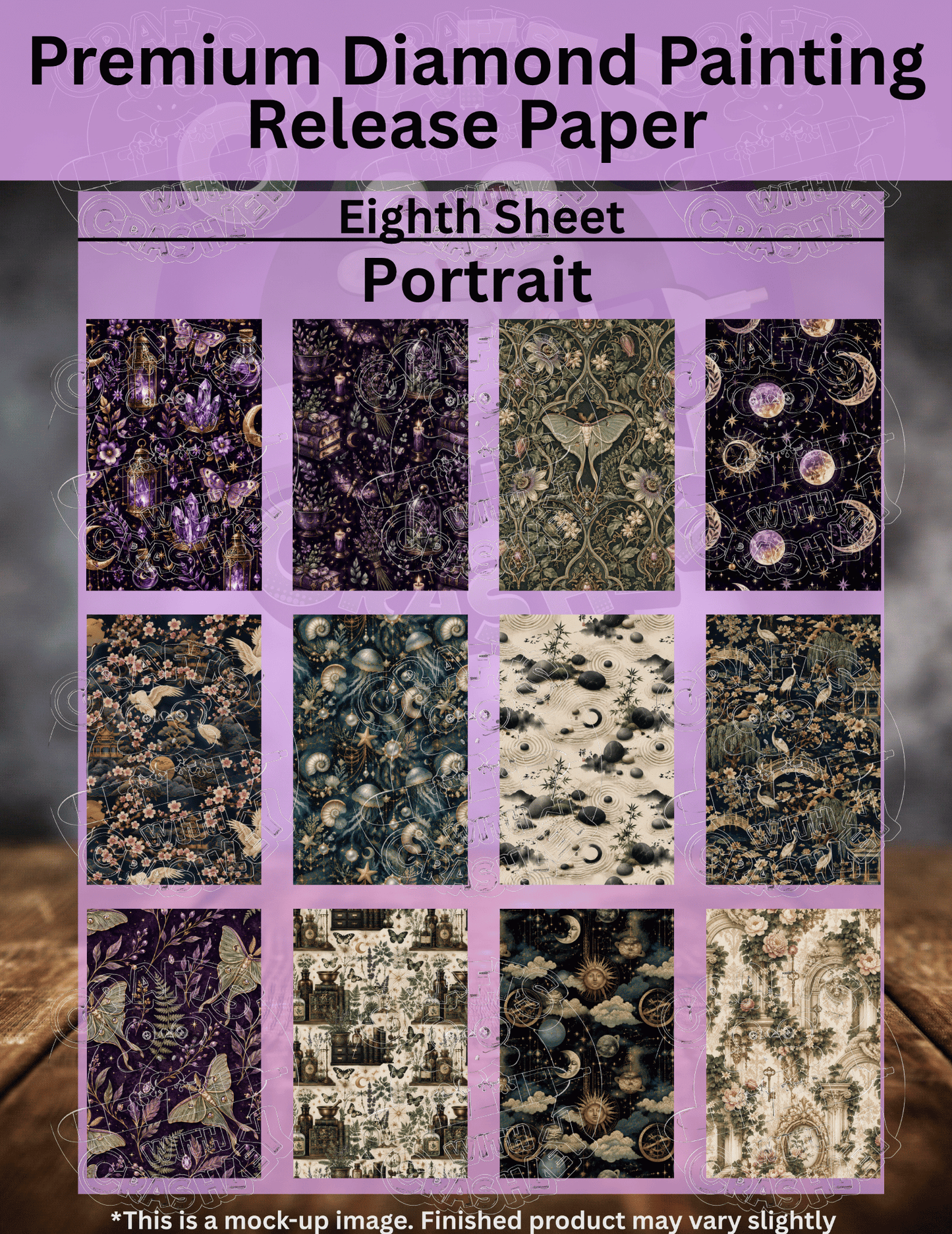 Twilight Witch Combo Pack Premium Release Paper for Diamond Painting