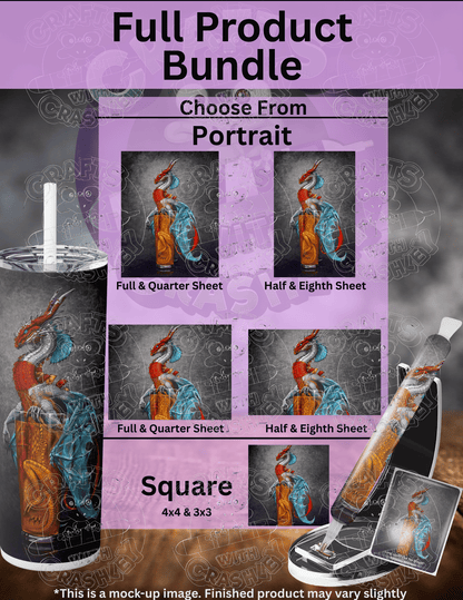 "Long Island Iced Tea Dragon" by ©Stanley Morrison Premium Accessories for Diamond Painting