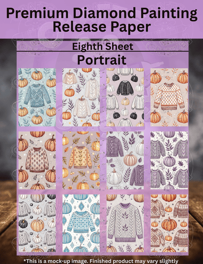Sweater Weather Combo Pack Premium Release Paper for Diamond Painting