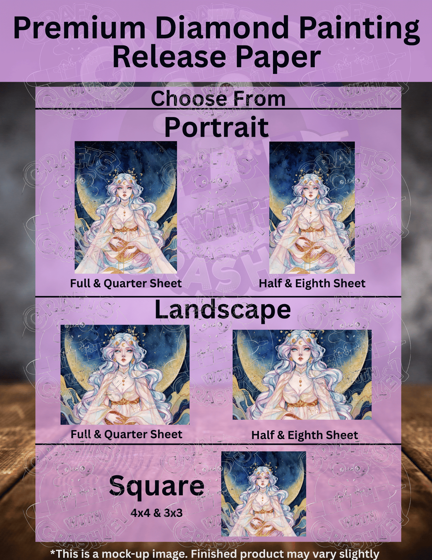"Lunar Goddess" by ©Margaret Morales Premium Accessories for Diamond Painting