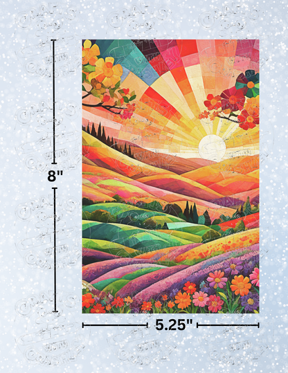 "Dawn in Utopia" by ©Peggy Collins Premium Decorative Release Papers for Diamond Painting