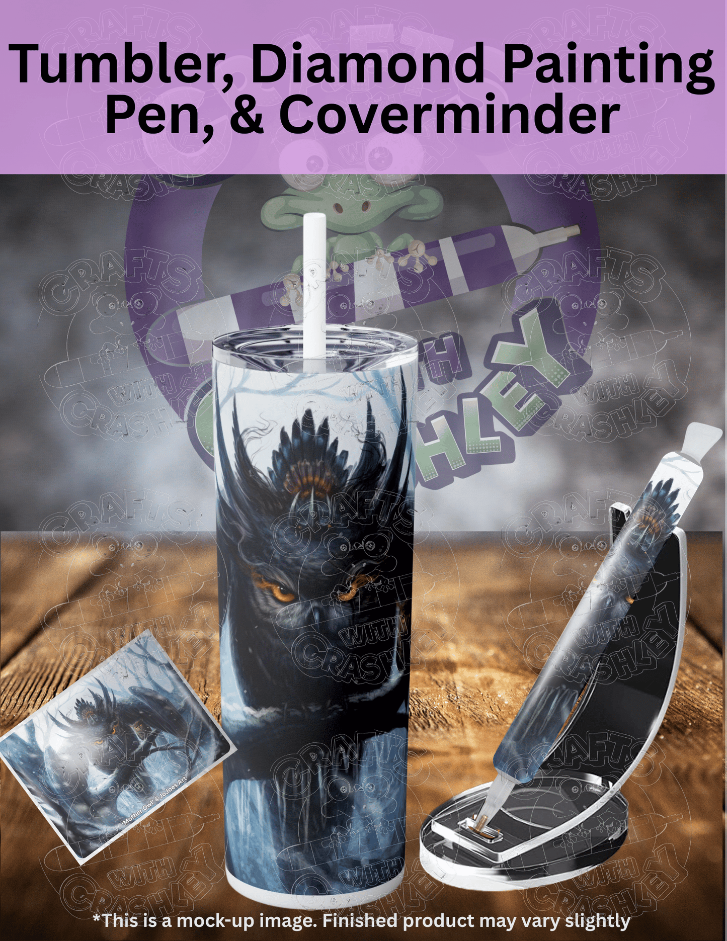 "Mother Owl" by ©JoJoes Art Premium Accessories for Diamond Painting