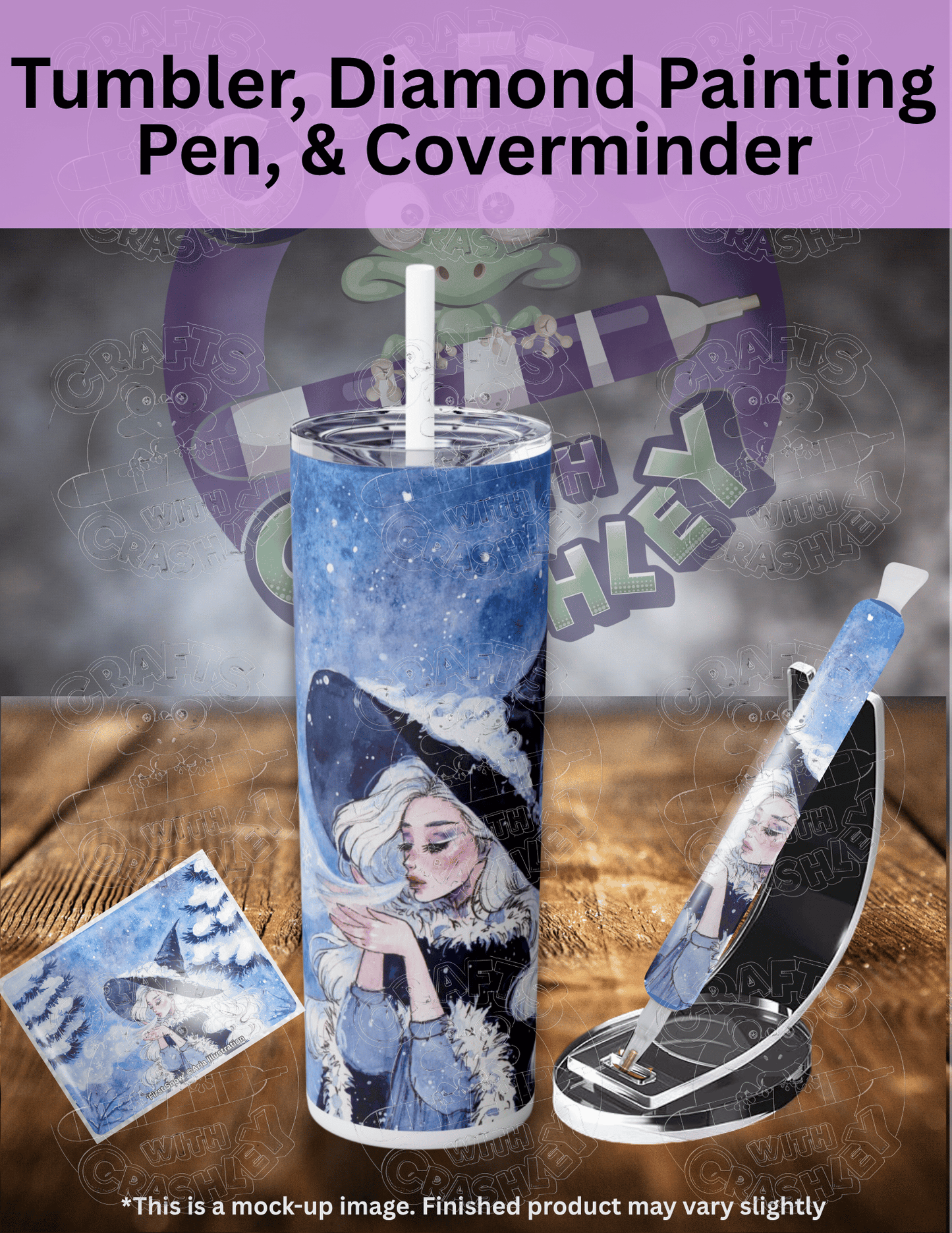 "First Snow" by ©Aria Illustration Premium Accessories for Diamond Painting