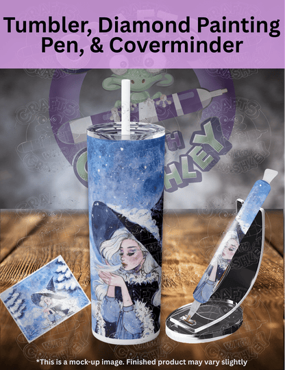 "First Snow" by ©Aria Illustration Premium Accessories for Diamond Painting