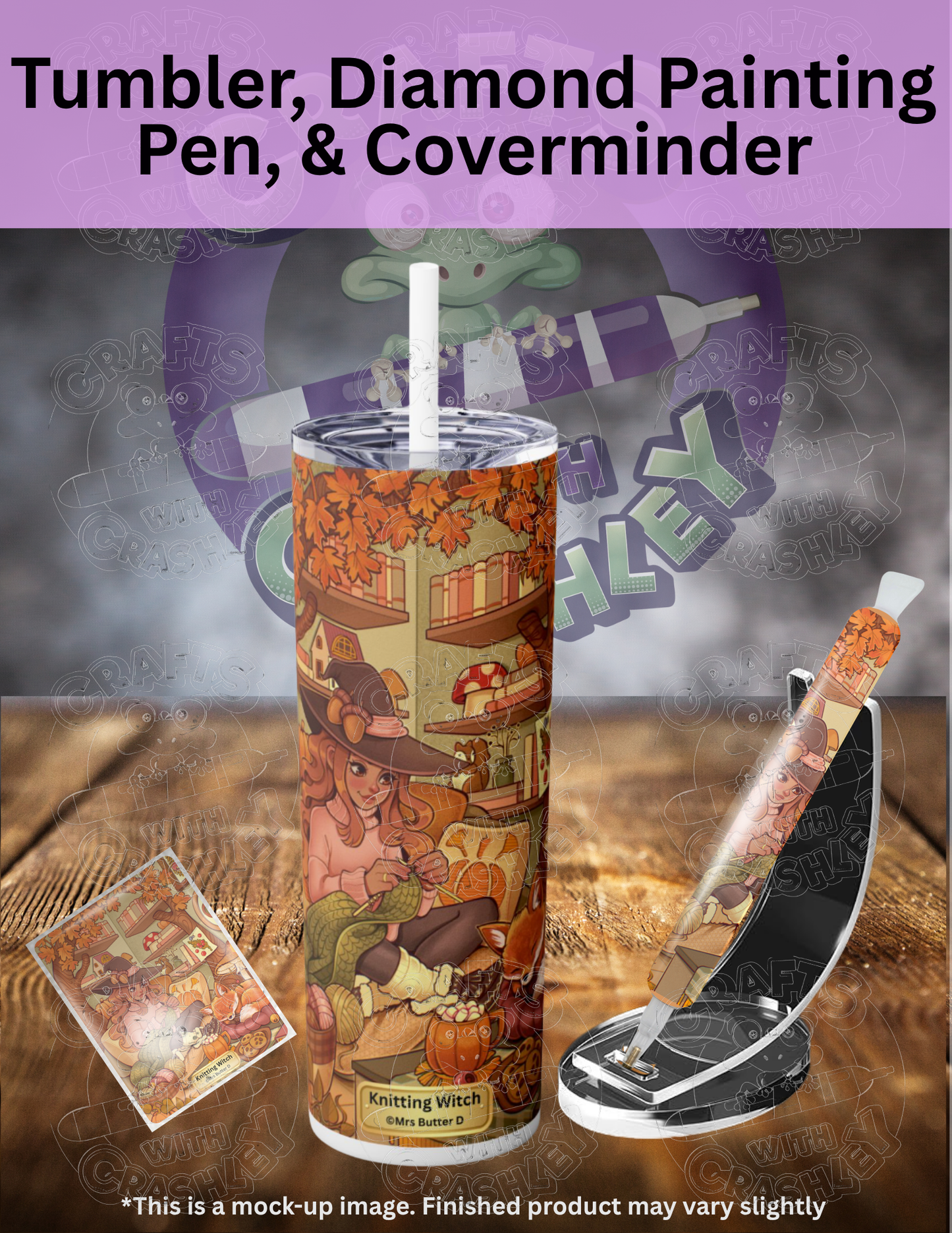 "Knitting Witch" by ©Mrs Butter D Premium Accessories for Diamond Painting