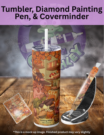 "Knitting Witch" by ©Mrs Butter D Premium Accessories for Diamond Painting