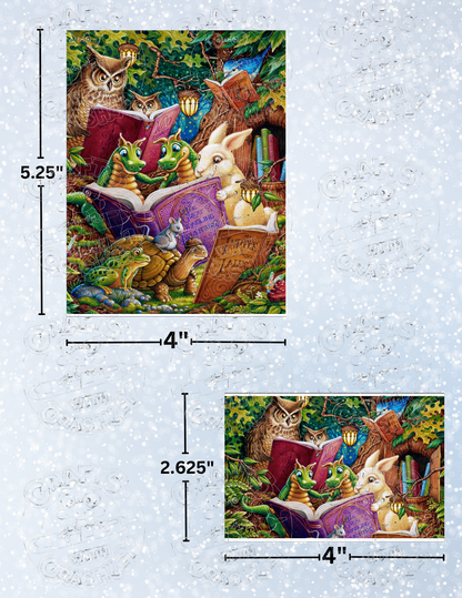 "Reading Time" By ©Randal Spangler Decorative Diamond Painting Release Papers