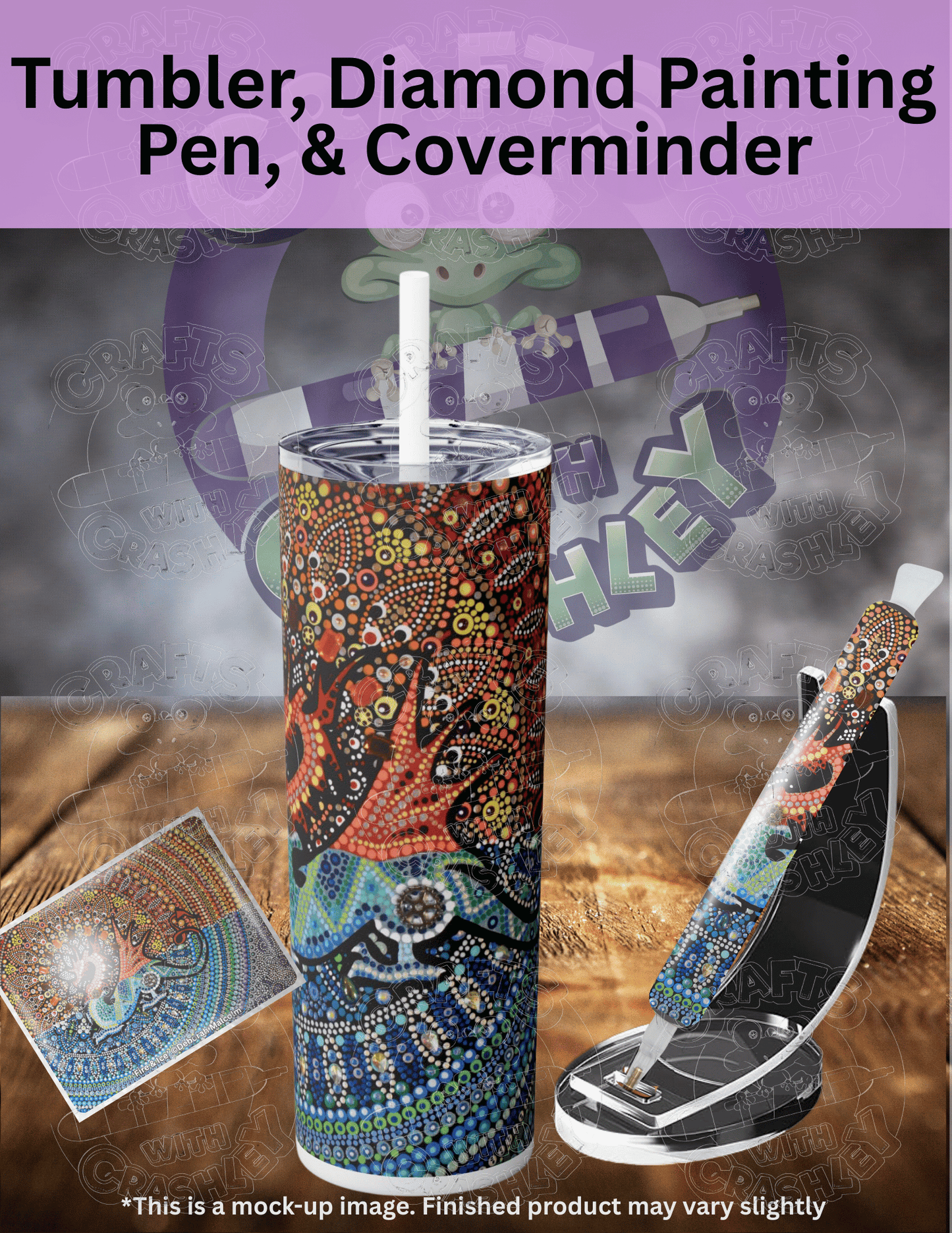 "Fire & Ice" by ©Deborah Malcolm Premium Accessories for Diamond Painting