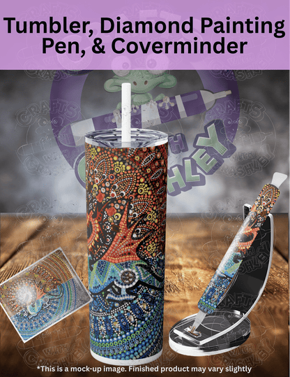 "Fire & Ice" by ©Deborah Malcolm Premium Accessories for Diamond Painting