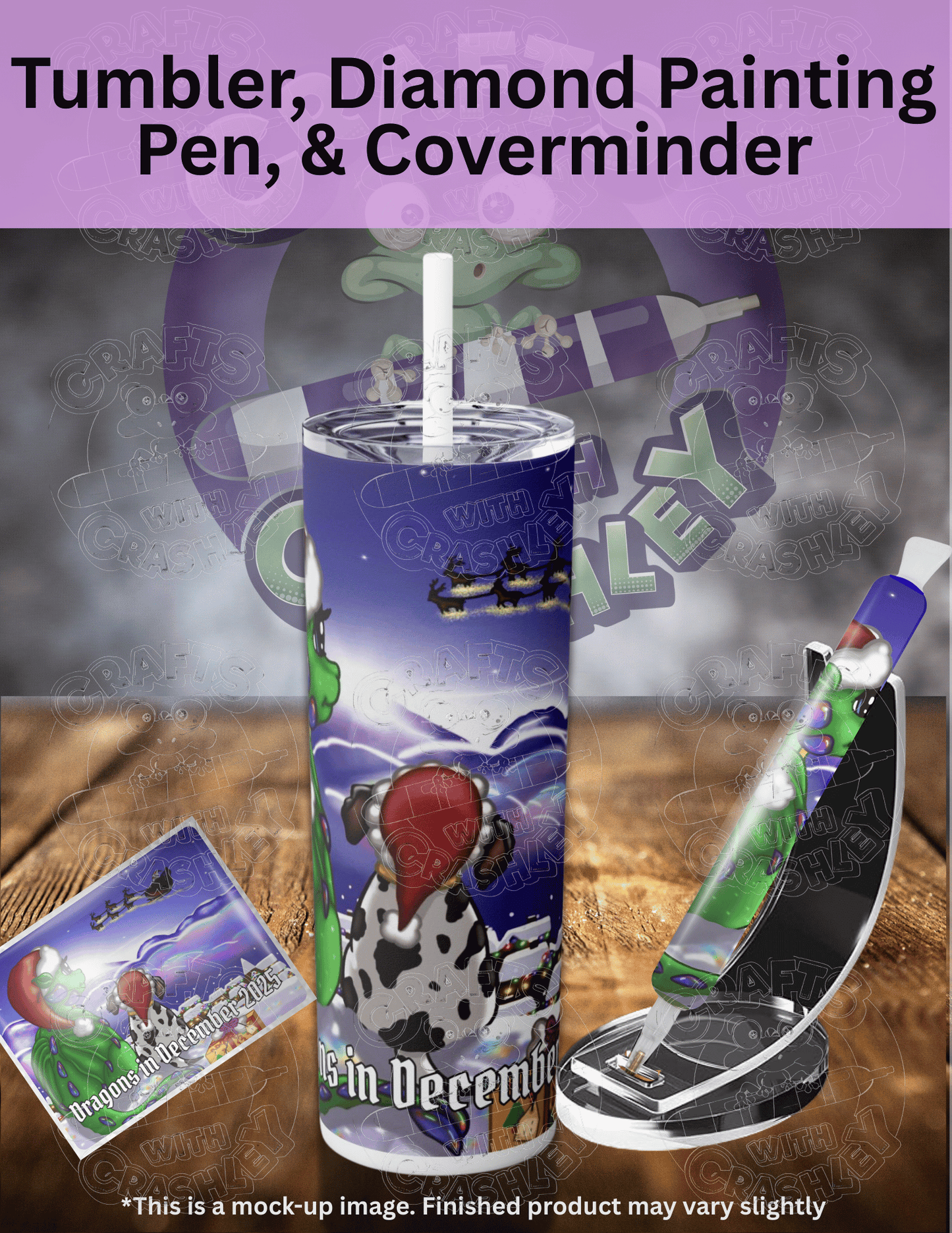 "Dragons in December 2025" by ©Emma Casey Premium Accessories for Diamond Painting