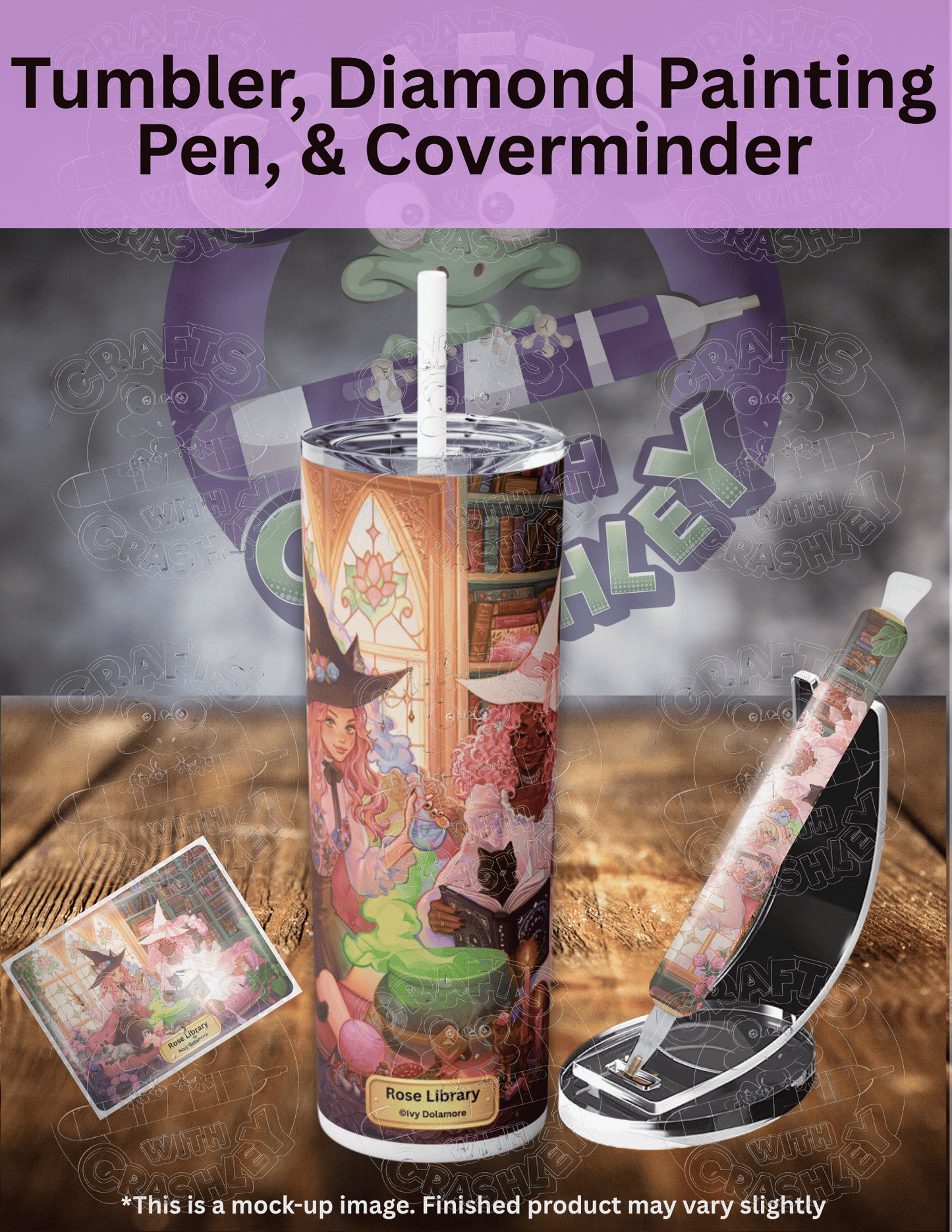 "Rose Library" by ©Ivy Dolamore Premium Accessories for Diamond Painting