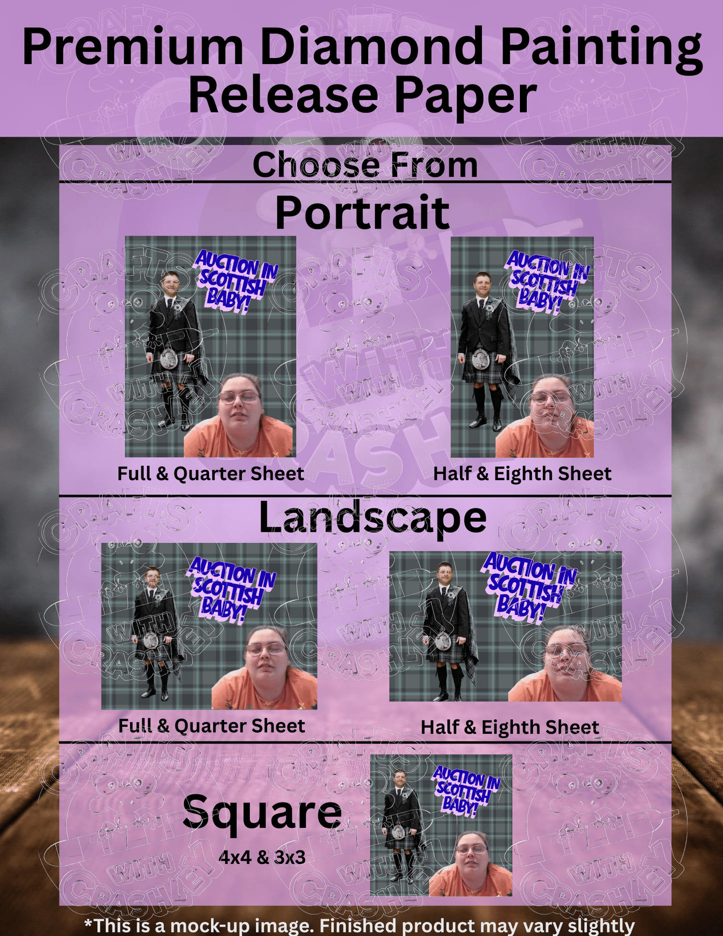 "Auction in Scottish" Premium Accessories for Diamond Painting