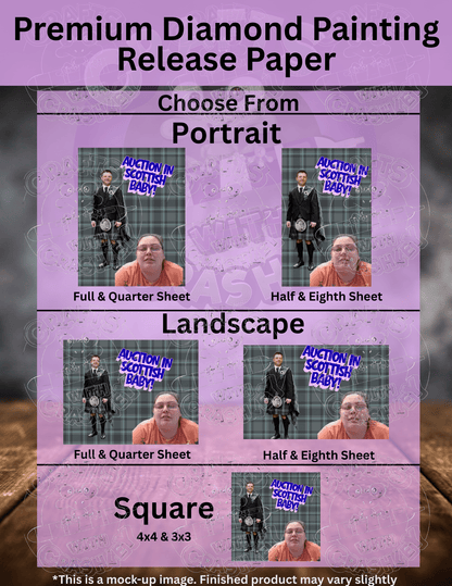 "Auction in Scottish" Premium Accessories for Diamond Painting