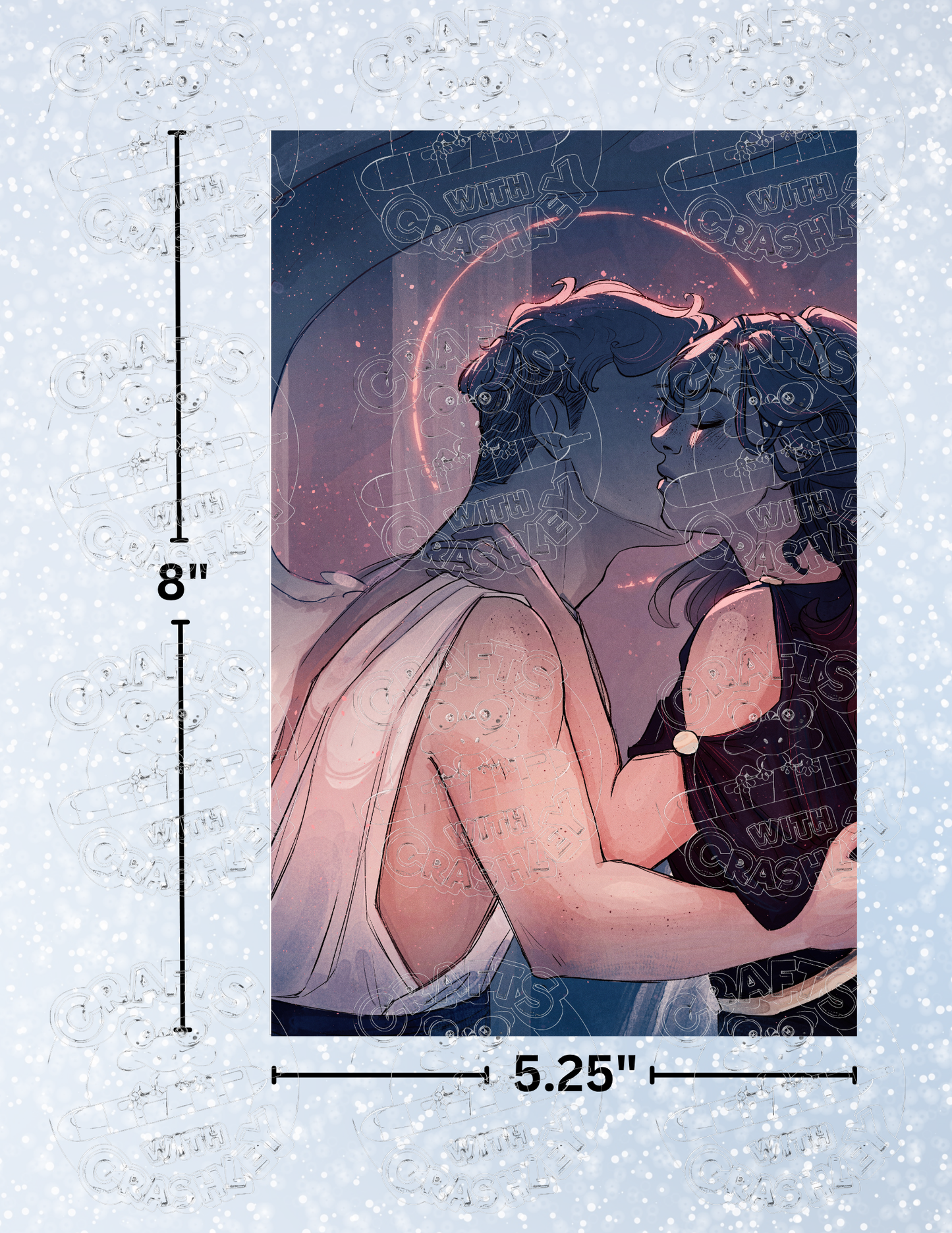 "Eros and Psyche" by ©ChrissaBug Premium Decorative Release Papers for Diamond Painting