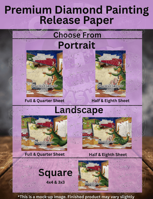 "Draw with Spangler 2026" by ©Randal Spangler Premium Accessories for Diamond Painting