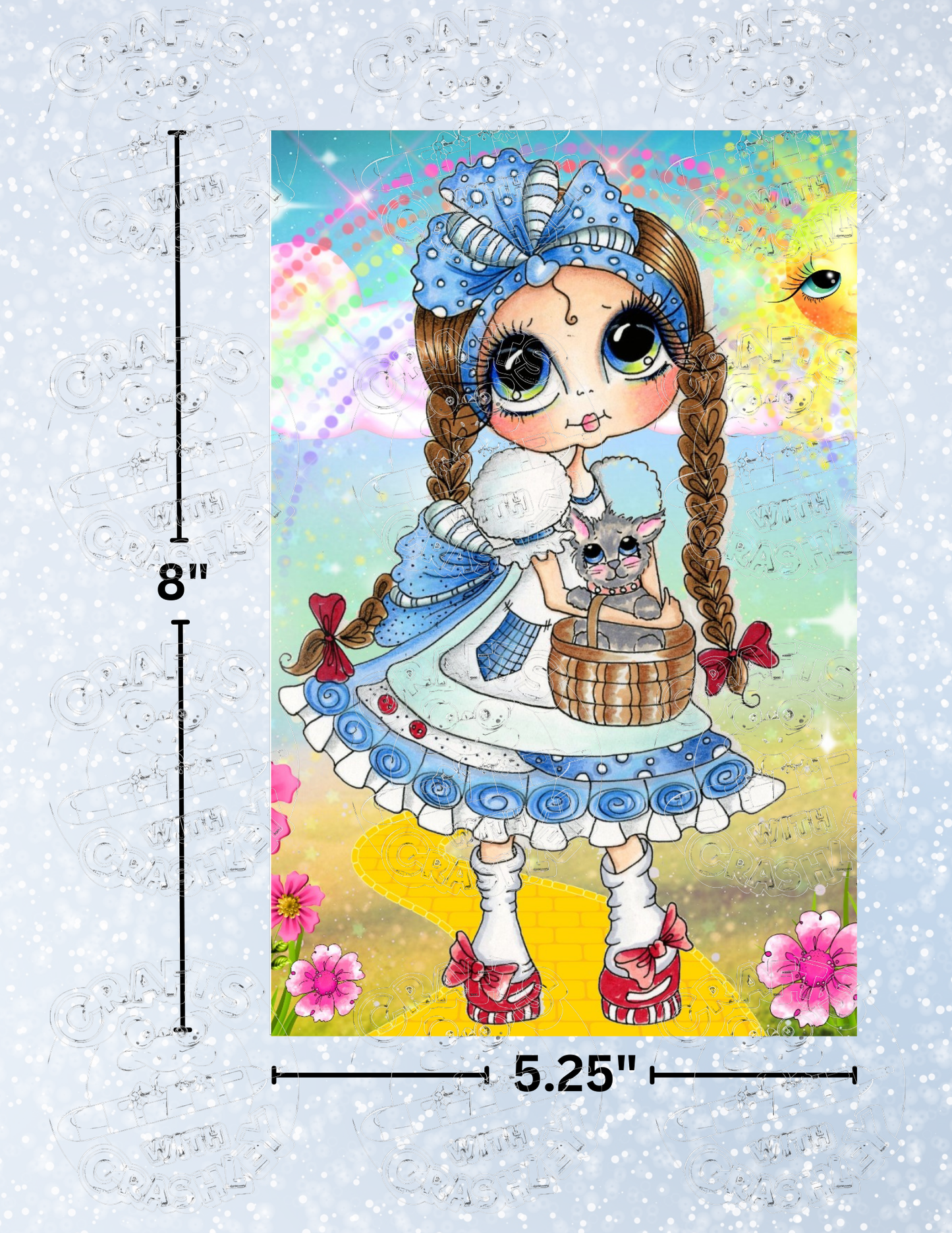 "Dorothy From Oz Bestie" by ©Sherri Baldy Premium Decorative Release Papers for Diamond Painting