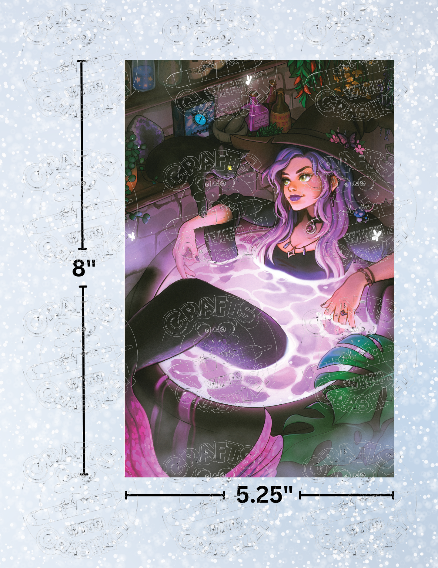 "Cauldron of Mer" by ©Ivy Dolamore Premium Decorative Release Papers for Diamond Painting