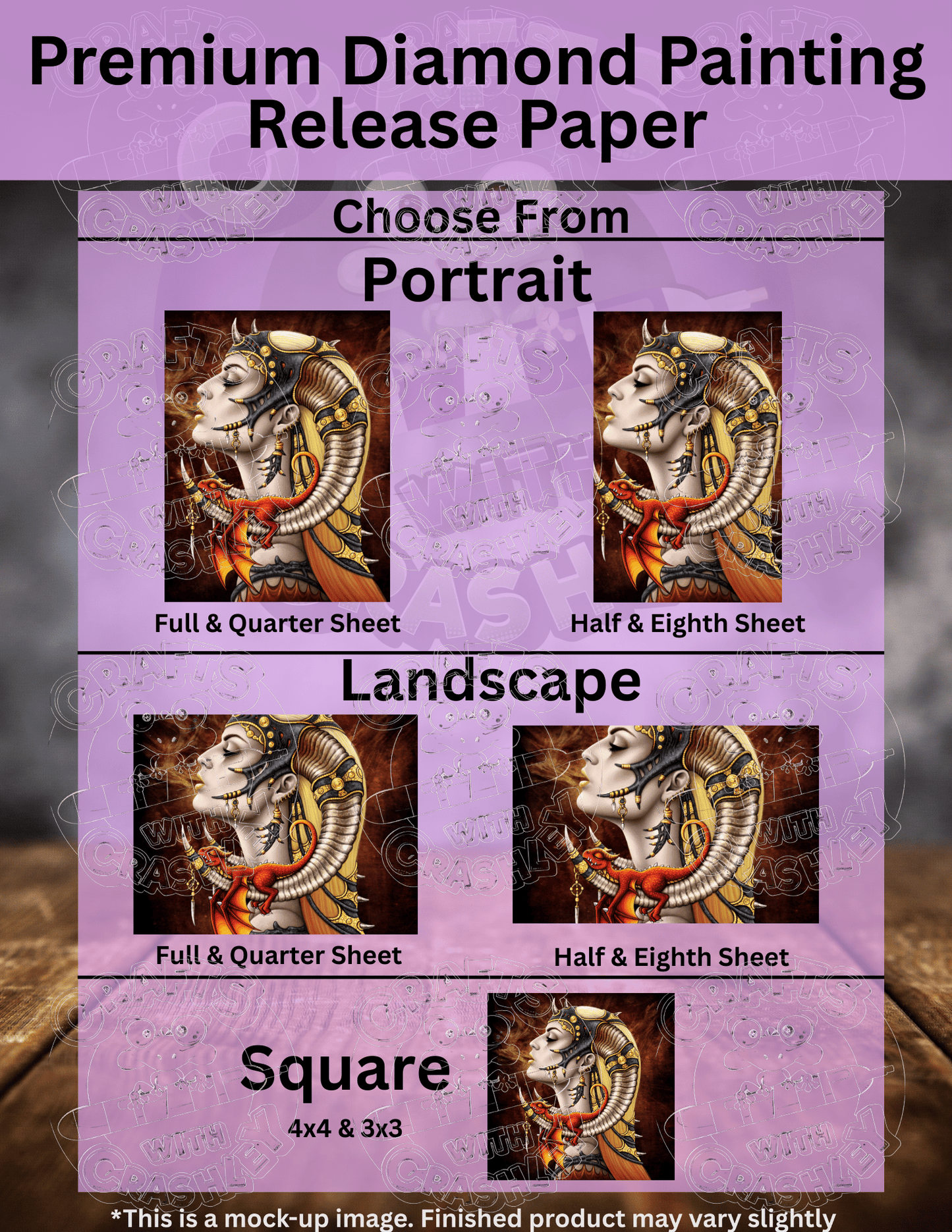 "Mother of Dragons" by ©Sarah Richter Premium Accessories for Diamond Painting