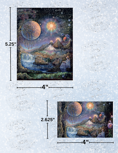 "Doorway to the Stars" by ©Josephine Wall Decorative Diamond Painting Release Papers